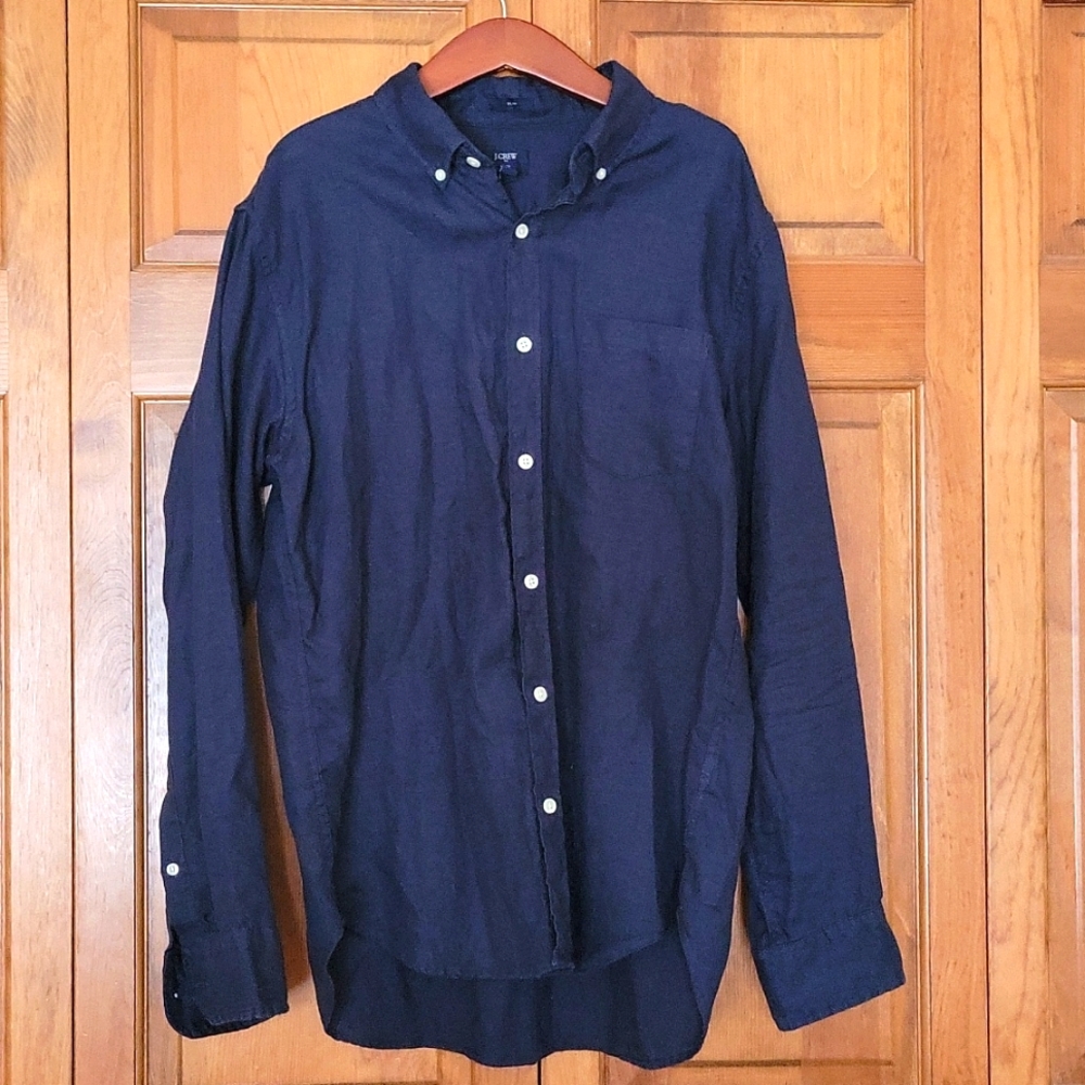 J. Crew Linen Dress Shirt